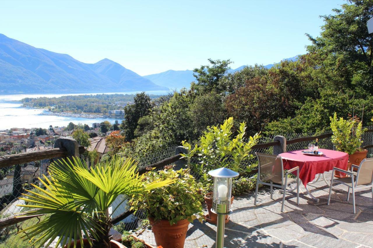 Appartamento Casa Vista Lago Minusio Esterno foto