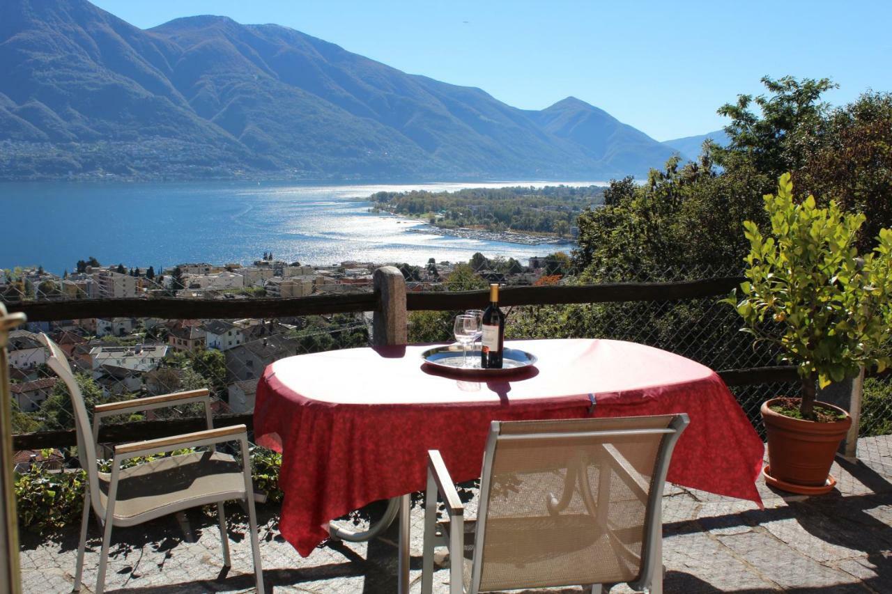 Appartamento Casa Vista Lago Minusio Esterno foto